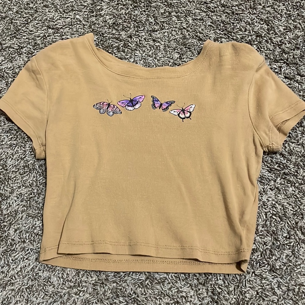 Yellow butterfly crop